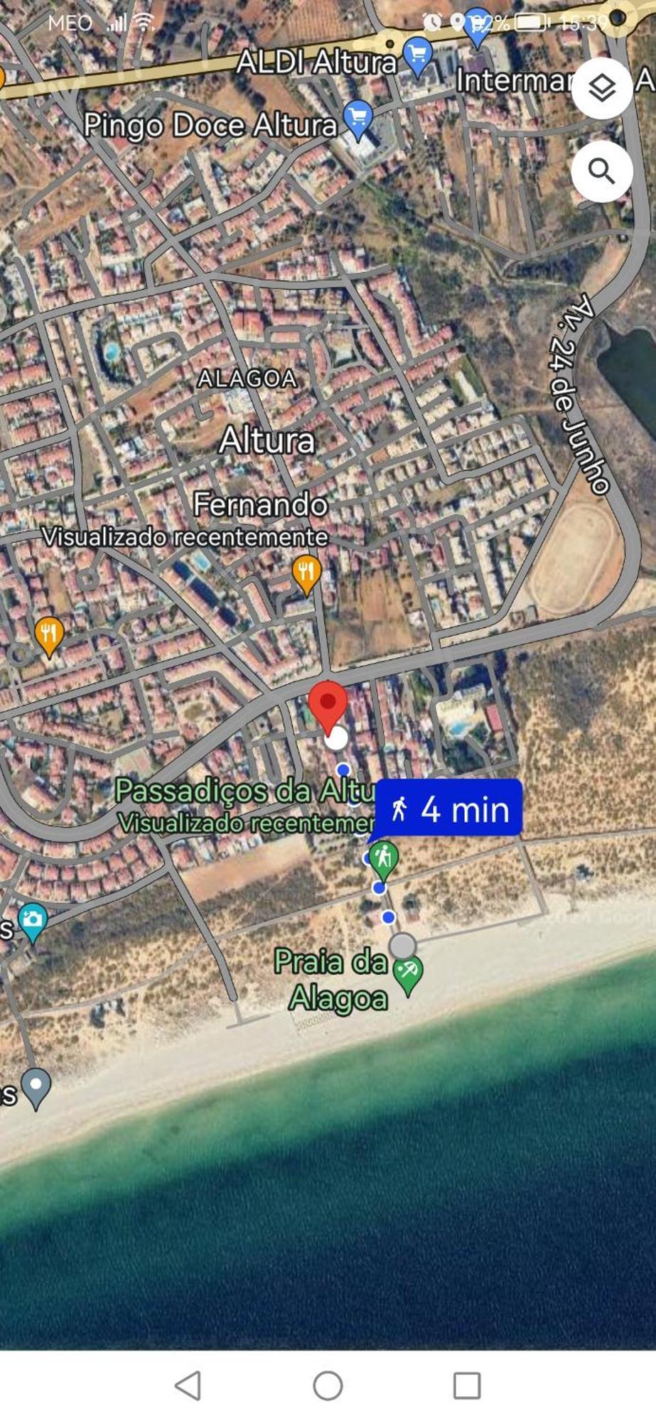 Casa Vila Rosa - T1 Altura Beach Esterno foto
